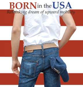 Senior Wes Cossick recreates Bruce Spingsteens infamous Born in the USA