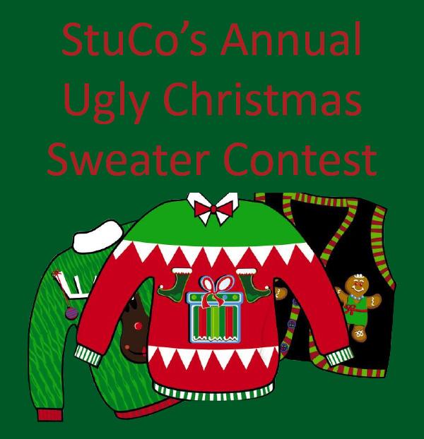 Students participate in ugly Christmas sweater contest
