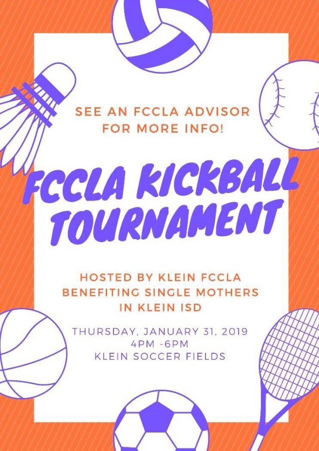 Flyer for kickball tournament.