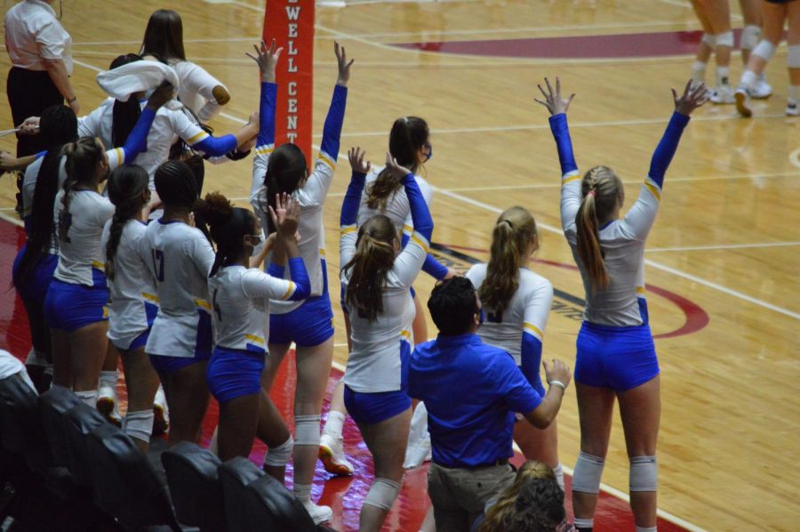 The Volleyball team takes on Seven Lakes in the UIL 6A State Championship game on Dec 12.
