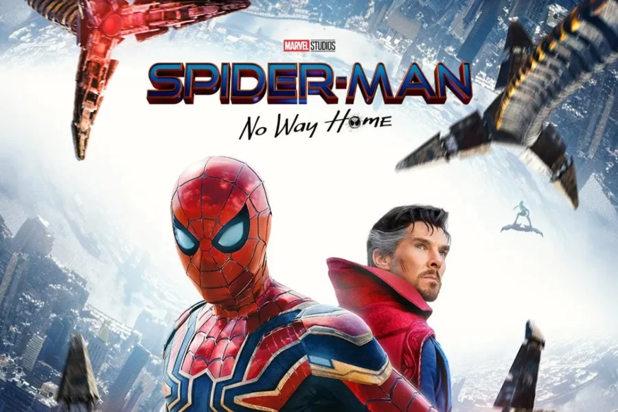 The Spider-Man: No Way Home poster, which was released in Dec. 2021 and caused anticipation for fans all over the world.