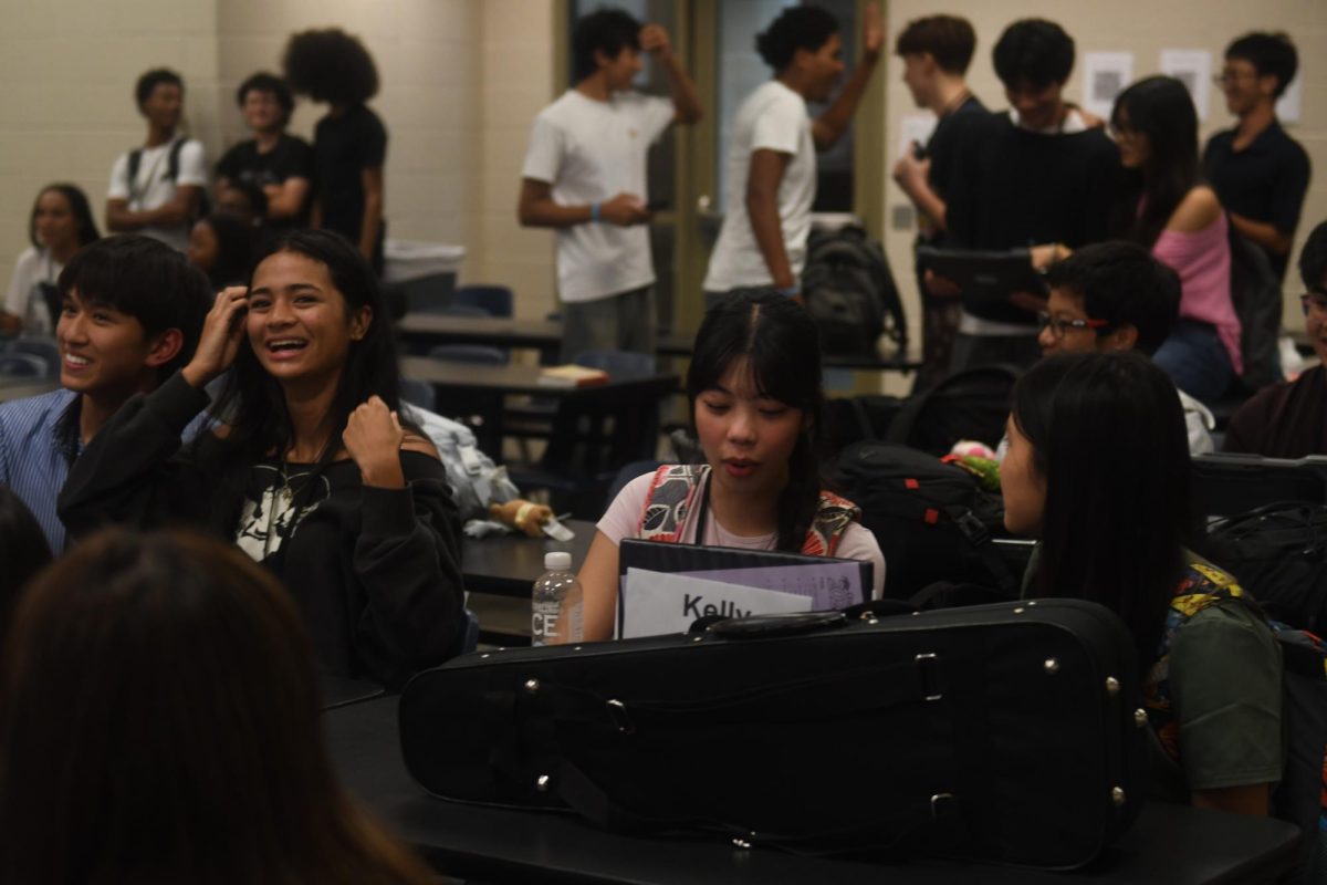 Students at the AAC meeting
