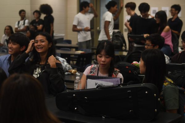 Students at the AAC meeting
