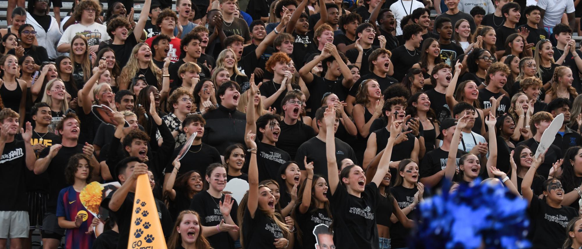 Students Blackout for Klein Cain.